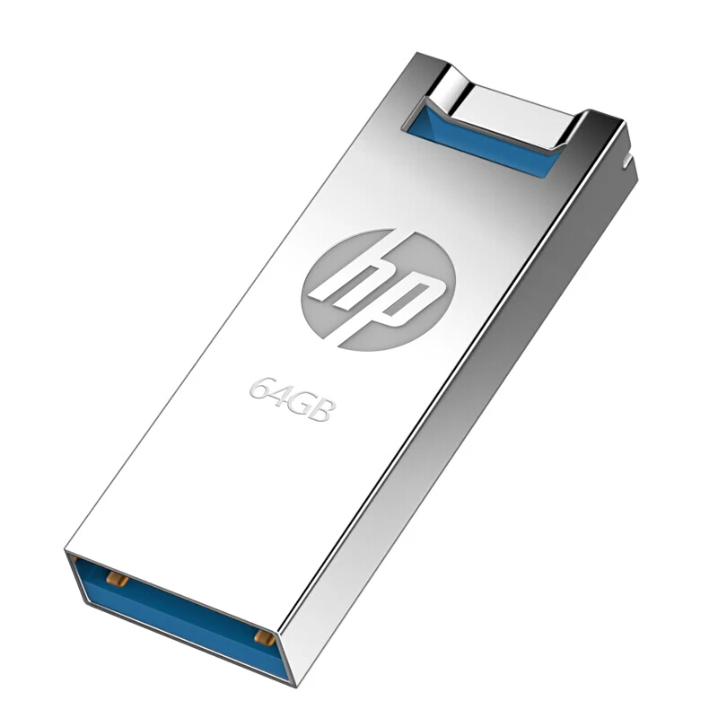 Hp USB флэш-накопитель 16 ГБ 32 ГБ 64 ГБ v295w металлический круг USB флеш-накопитель U диск на ключе дропшиппинг Флешка 32 Гб