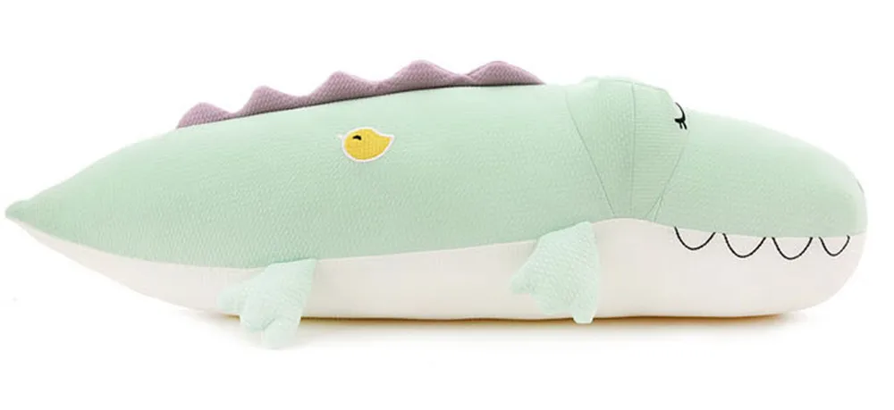 Fancytrader Lovely Cute Plush Crocodile Pillow Doll Big Soft Stuffed Alligator Animals Toys for Children 80cm 31inch19