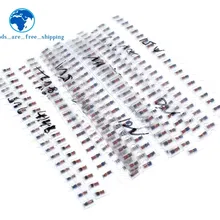 Завеса LL34 SMD зенеровские пакет диодов 1/2W 3 v-24 v 15 видов* 20 штук = 300 шт. 1N4148 комплект