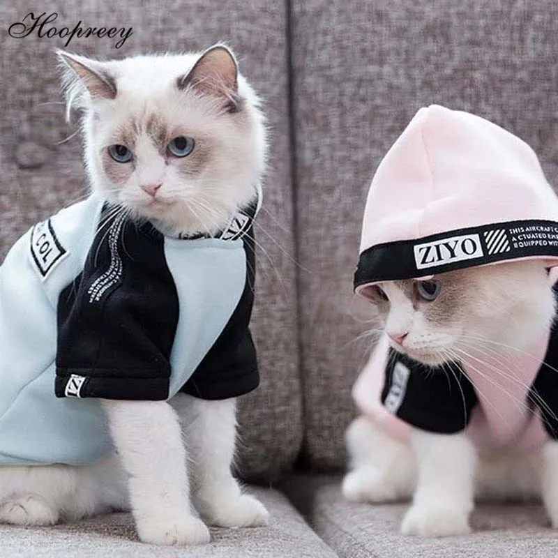 2018 Fashion Hoodies Clothes for Cats and Small Puppy Dogs ...