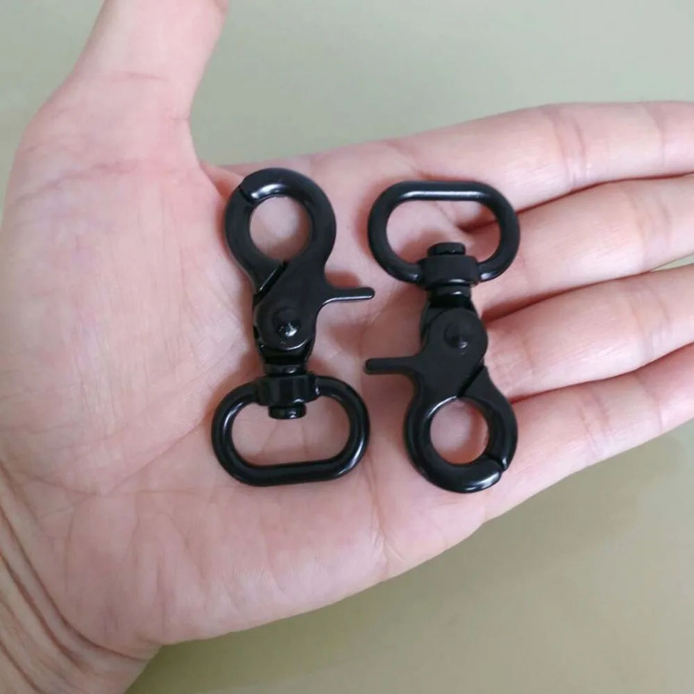 

20pcs/lot 19.5mm 0.8 inch nickle/Bronze/black color Alloy Swivel Clasps Snap Key Hooks DIY Key Chain Ring Free Shipping