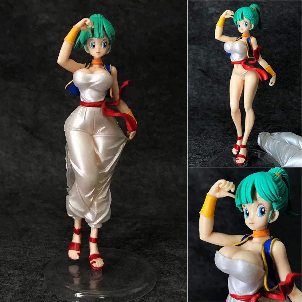 

20.5cm Anime Dragon Ball Z Super Saiyan Action Figures Bulma Dragonball Figurine Collectible Model Toy