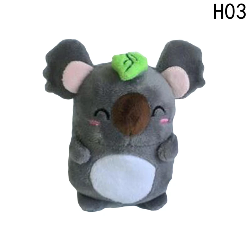 Kawaii Мультфильм Плюшевая Кукла животного плюшевая игрушка-коала в виде мини-Динозавра корова брелок игрушка набивная - Цвет: 3