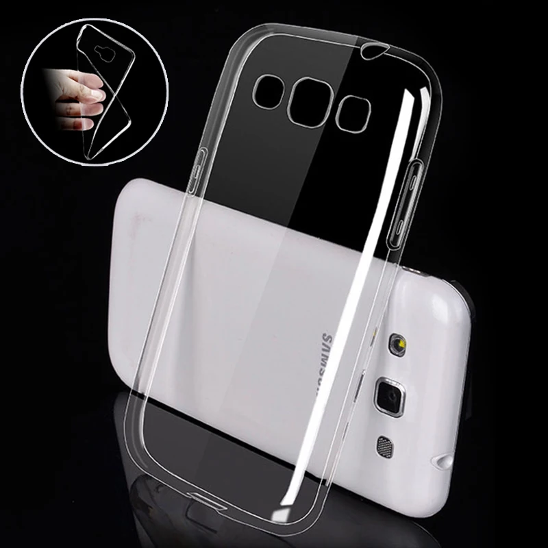 Мягкий чехол 0 3 мм для Samsung Galaxy S3 S4 S5 S6 edge S7 Mini Note 3/4/5 G531H G7106 i9082 i8552 прозрачная сумка