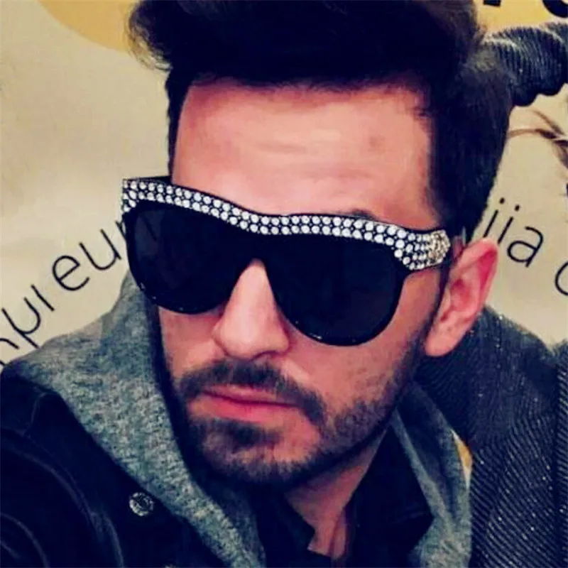 Shining Diamond Sunglasses Women Brand Design Flash Square Shades Female Mirror Sun Glasses Oculos Lunette 2019 New Fashion