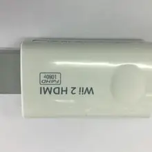 50 шт. в партии Высокое качество 1080 P конвертер для wii к HDMI адаптер Выход 3,5 мм аудио+ HD видео комбинезон белый