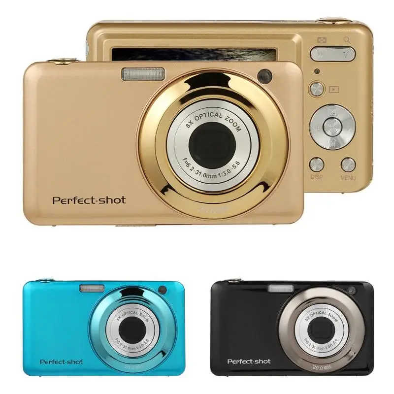 

VODOOL 2.7 Inch 24MP Digital Camera 8X Optical Zoom Lens HD USB2.0 Children Camcorder Video Recorder Anti-Shake Photo DV