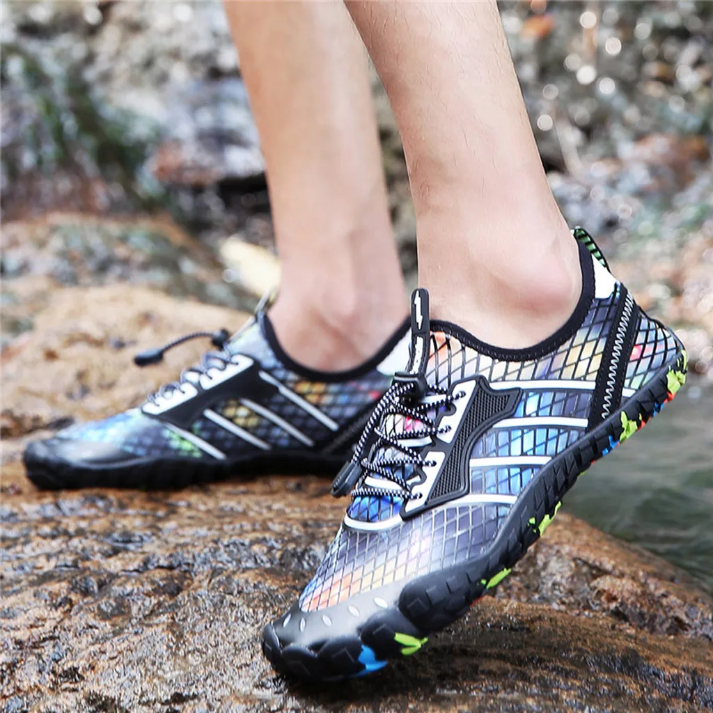 

Men water Shoes Sneakers Swimming Sport sea Beach Shoes Barefoot Sneakers Breathable Shoes Surfing Zapatos de agua #D