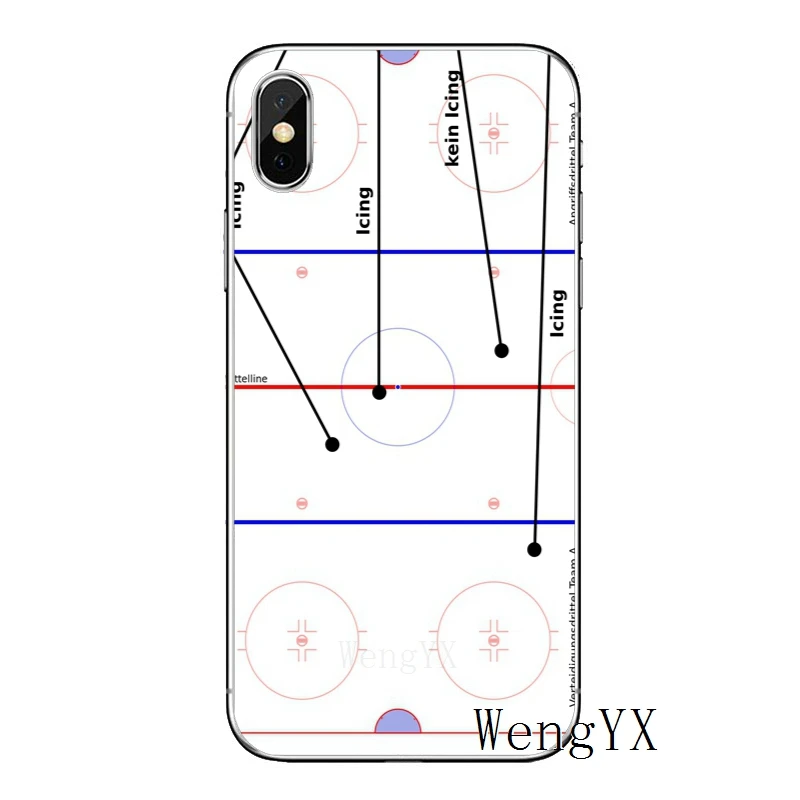 Хоккей детская площадка пространство для Apple iPhone 8 7 plus 6s 6 X XR XS Max SE 5S 5c 5 4S 4 ТПУ мягкий чехол телефона - Цвет: space-A-02