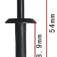 100 шт глухие заклепки для GM: 10036503 автомобильные заклепки Автомобильные пластиковые зажимы Автомобильные клипса для застежек