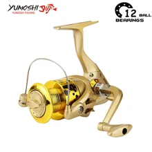 Yumoshi 8BB 1000-7000 фидер катушка рыболовная Рыболовные Катушки Спиннингом 5.5: 1 Китай Рыболовные Снасти рыбалка катушка для спиннинга катушки рыболовные для рыбалки Shimano мулинете все для рыбалки