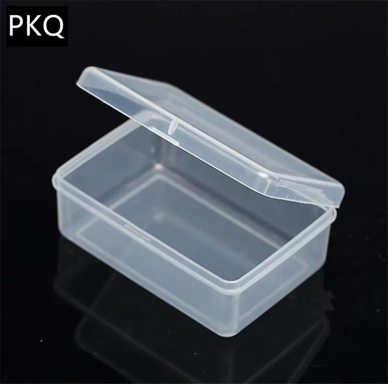 5pcs/lot Small Parts Transparent Collapsible PP Plastic Boxes Small