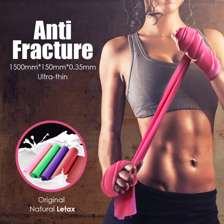 

Letax Yoga Strap Resistance Bands Gym Stretch Accessories Belt Calistenia Pilates Fitness Home Ejercicio En Casa Rope Stretching