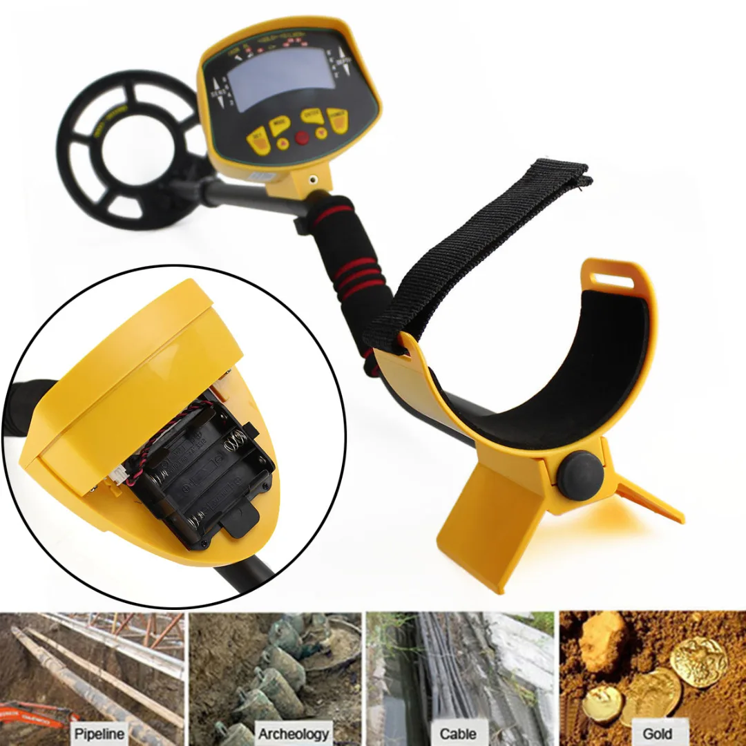 

1pc MD3010II Industrial Metal Detector Mayitr LCD Deep Ground Automatic Sensitive Metal Detector Light Hunter Digger