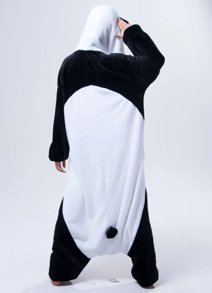 Panda Sleepsuit JP Аниме пижамы панда Кунг фу Onesie костюм жирафа Пижама толстовки унисекс