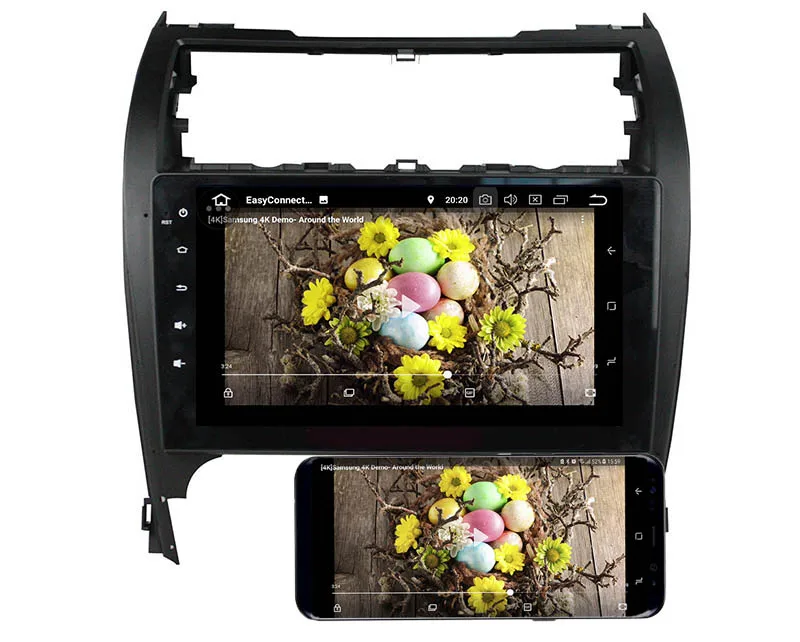 toyota camry aftermarket stereo android 8.0 radio replacement touch screen 5