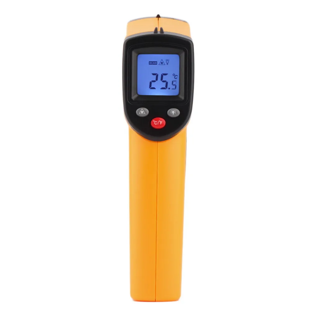 1Pcs GM320 Non-Contact Laser LCD Display IR Infrared Digital C/F Selection Surface Temperature Thermometer For Industry Home Use