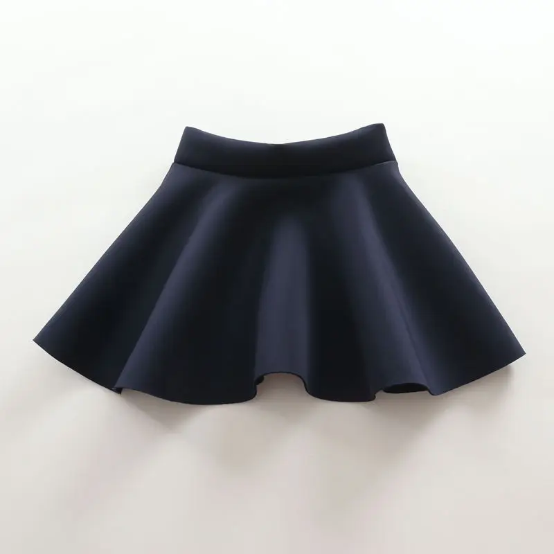 Новая мини-юбка для девочек, универсальная хлопковая юбка