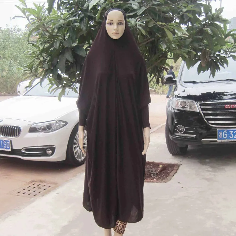 Химар хиджаб шарф исламский мусульманин Костюмы одежда Шлем Крышка Головки химар абайя шарф хиджаб jd024 - Цвет: brown