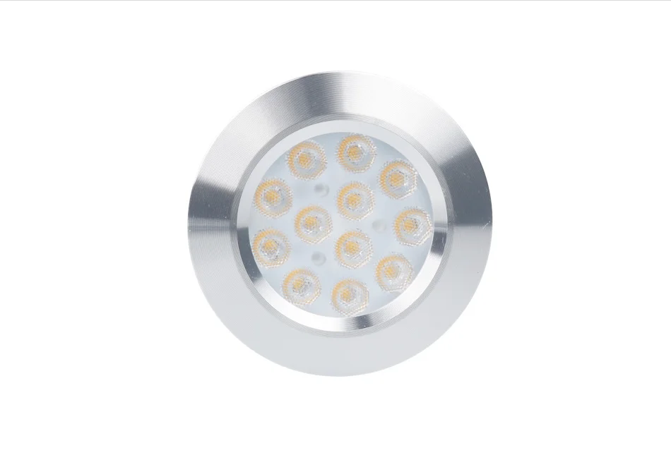 LED Under Cabinet Lights 12V 3W Closet Counter Shelf Accent Decoration Lighting Cupboard Kitchen Downlights Round Puck Lamps3