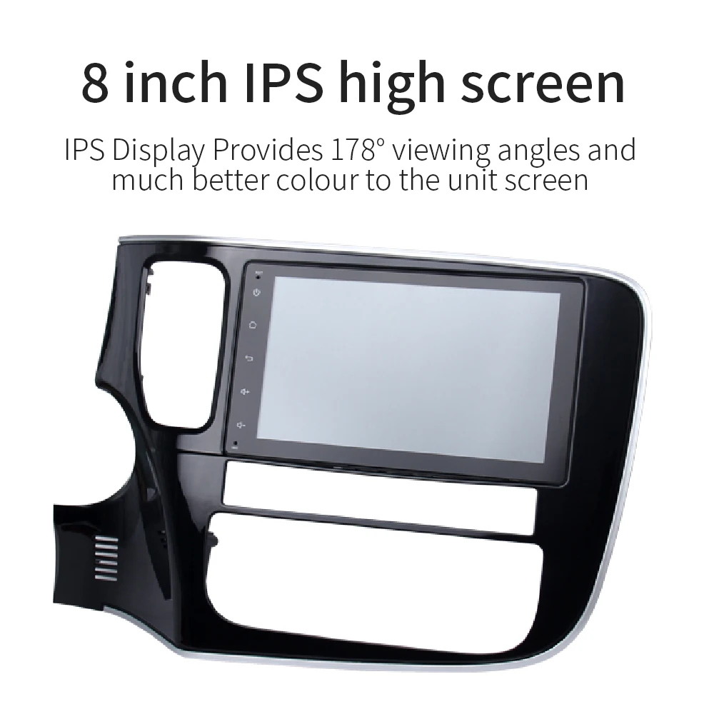 Cheap 8" Android 8.0 Car GPS Radio Player for Mitsubishi Outlander 2014 2015 2016 2017 with Octa Core 4GB+32GB Auto Stereo Multimedia 2