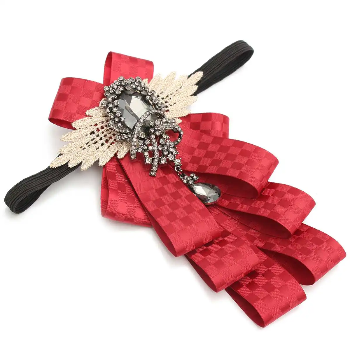 Мужской галстук-бабочка со стразами, аксессуары для свадебной вечеринки, мужская рубашка, подвеска-кристалл, галстук-бабочка на День святого Валентина