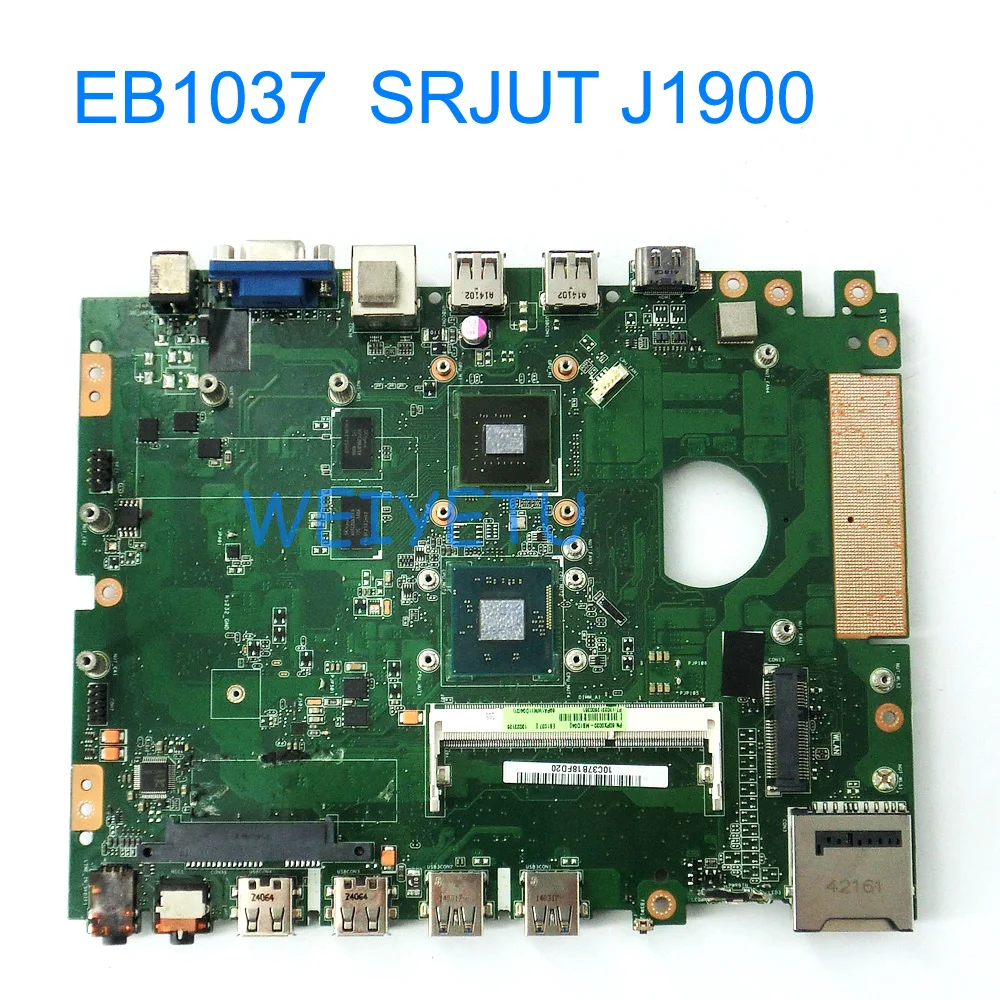 

EB1037 Mainboard For Asus All in one Desktop Motherboard 80PX0020-MB1D040 With SRJUT J1900 Rev 1.4