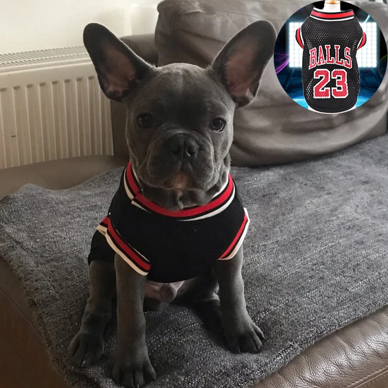

Sports Dog Clothes Summer Cool Pet Cat T Shirt Vest for Small Dogs Chihuahua French Bulldog Tshirt Clothing Pets Pug Apparel