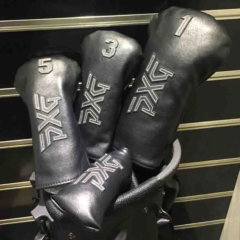 SHOPGO PU Leather Golf Head Covers PXG For Driver Fairway Woods 3 5