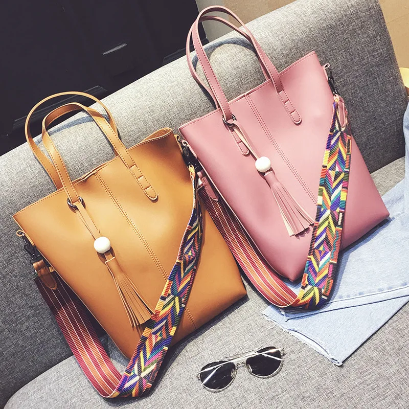

2016 Korean version of the new composite two piece suit bag Fashion Shoulder Bag women bag wholesale fashion lady
