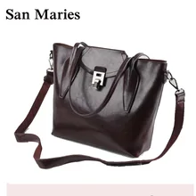 Сумки San maries, женские сумки из натуральной кожи, сумки через плечо для женщин, сумки на плечо Bolsa Feminina, женские сумки