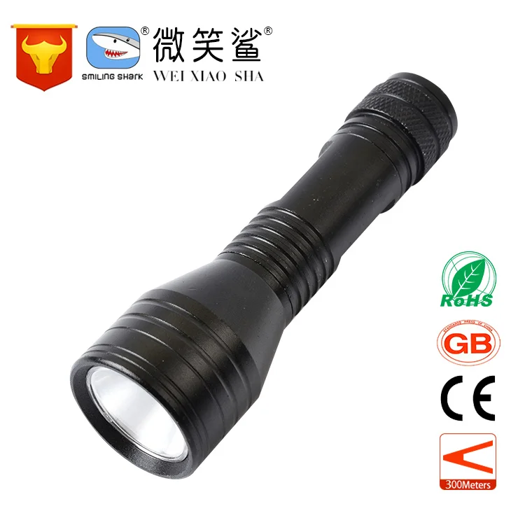 Black LED Superbright Flashlight Small Electric Torchin LED