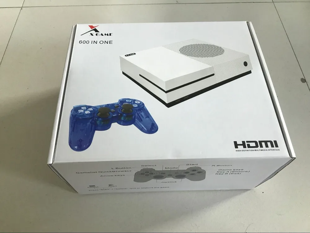 Поддержка 4K HDMI выход 64 бит X игровая консоль двухъядерный видео встроенный 600