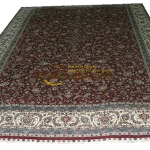 Шелковый персидский ковер Восточный ковер ручной работы шерстяные ковры диван одеяло Giftgc117psilkyg28