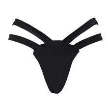 Бразильский Женская V Thong Cheeky Ruched Bikini Bottom Купальники Пляжная S-XL