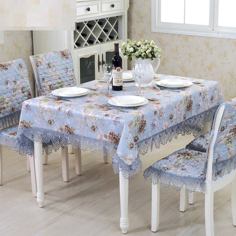 Круглая скатерть прямоугольная 65 220 см x 230 Декоративная для телевизора кружевной
