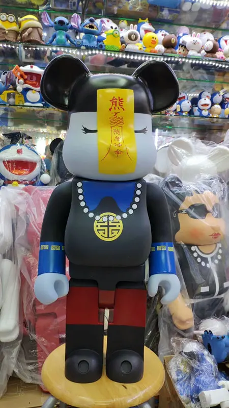 

New Style 70cm BEARBRICK 1000% JIANG SHI Be@rbrick Fashion Toy PVC Action Figure Collectible Model Decoration