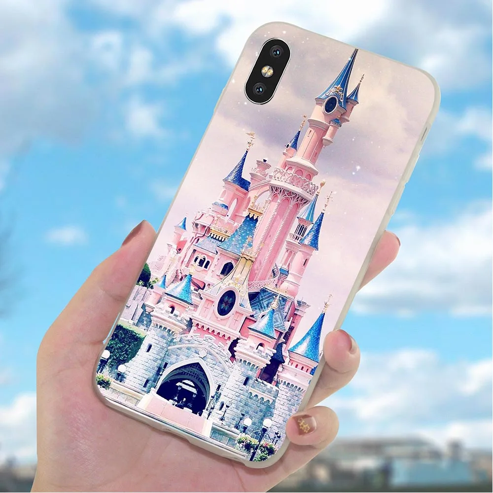 Мягкий ТПУ чехол Золушки замок для телефона iPhone 6 Plus 7 XR X 8 5 6S SE Xs Max силиконовый 11