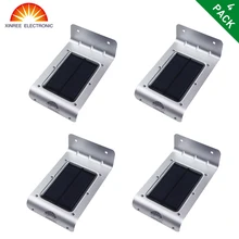 4PCS SL 10P XINREE Outdoor Waterproof Super Bright Motion Sensor Solar Light 16 LED Waterproof Energy