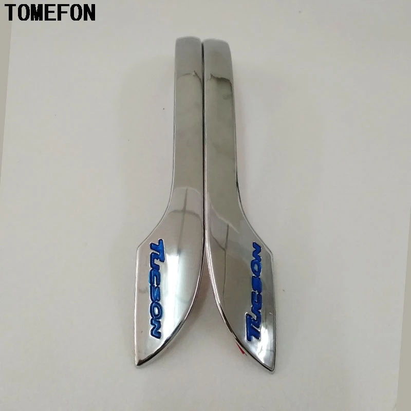 TOMEFON 2 шт. для Hyundai Tucson 2015 2016 2017 ABS хромированный или нержавеющая сталь боковое