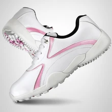 PGM женские легкие туфли для гольфа водонепроницаемые дышащие кроссовки на шнуровке женская обувь для тренировок AA10095