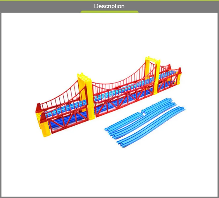 D1036 Электрический поезд сцена аксессуары(двойной мост+ 8 прямой трек+ 2 трека для скалолазания) детские игрушки