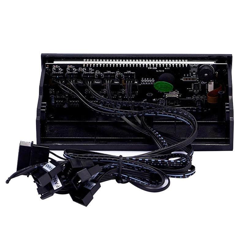 

STW Fan Controller LCD Touch Screen Plastic 5.25 Inch Bay Front 5 Fan Speed Computer Cooling