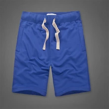 Vetement Homme мужские шорты из хлопка однотонные пляжные короткие мужские тренировочные брюки
