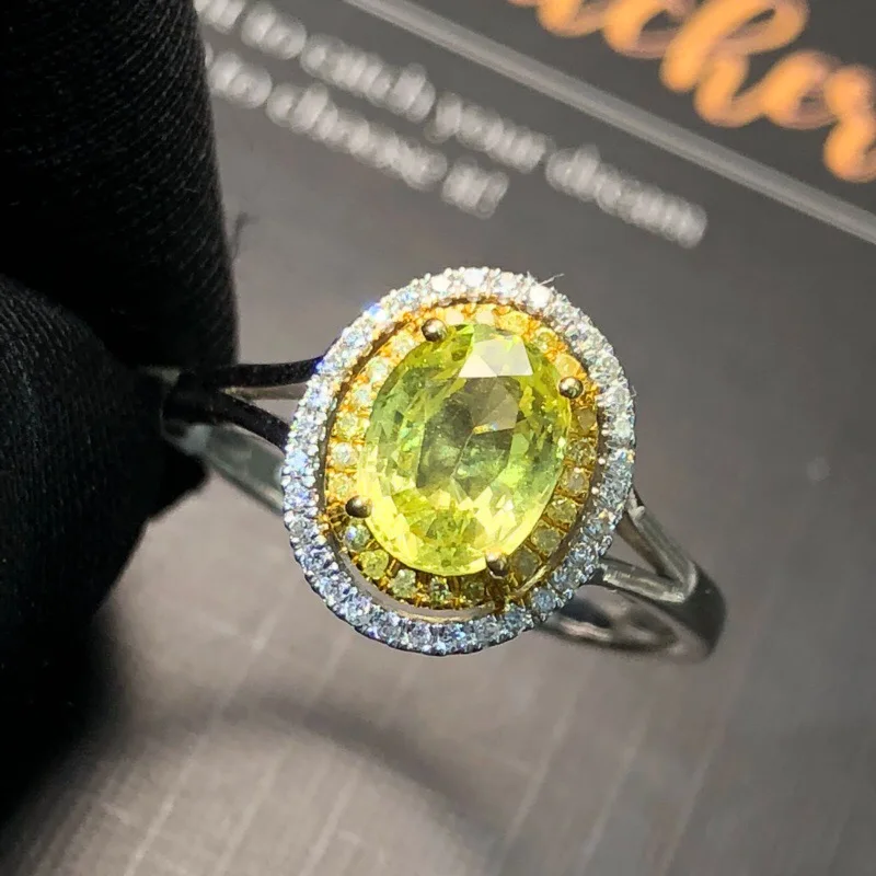 Настоящие хорошие драгоценности чистый 18 K Белый Золотой натуральный хризоберил драгоценные камни 1.75ct женские обручальные кольца для женщин тонкое кольцо