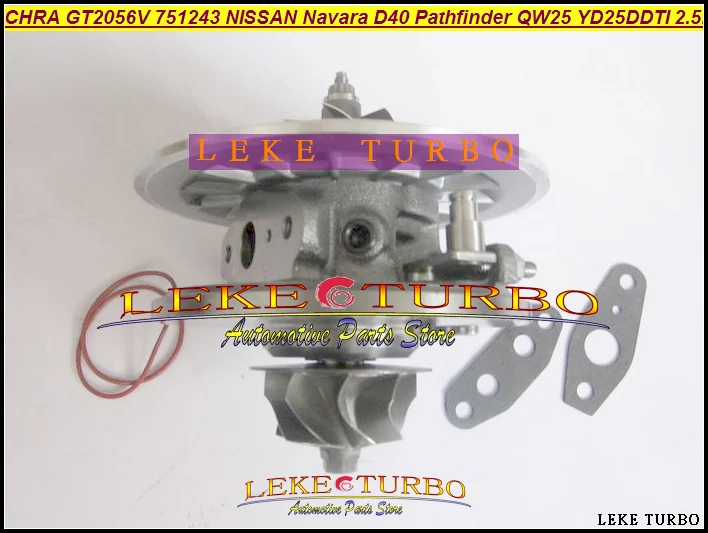 터보 카트리지 CHRA GT2056V 751243 751243-5002S 14411-EB300 터보차저 (닛산 나바라 D40 패스파인더 QW25 YD25DDTi 2.5L 용)