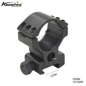 

AloneFire M3006 Tactical scope mount 30mm ring 21mm Picatinny Weaver Rail Mount for rifle scope hunting mount