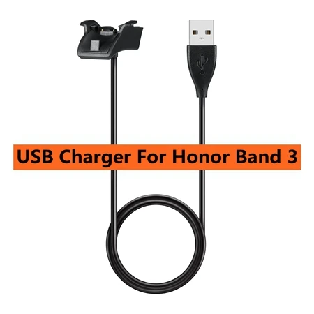 Hangrui магнитное USB зарядное устройство для Honor Band 5 4 3 стандартная версия Смарт-браслет Колыбель Док-кабель для huawei Band 3 Pro 2 Pro - Цвет: For Honor Band 3