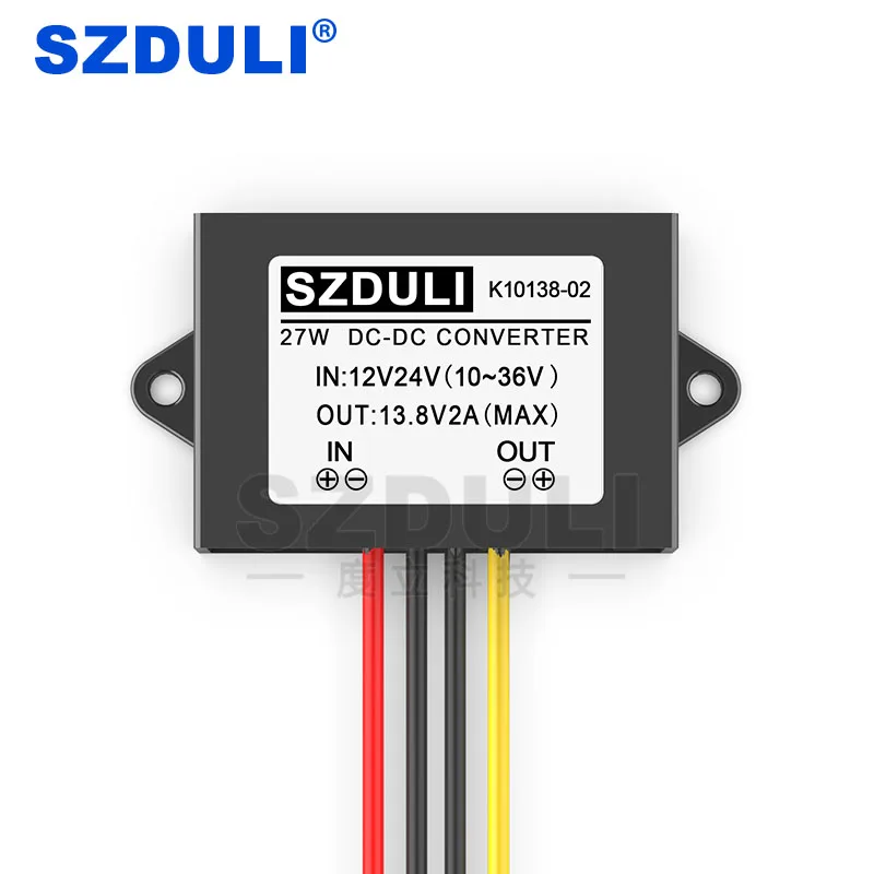 12 V-24 V до 13,8 V 1A 3A 5A 8A 10A 15A 25A преобразователь постоянного тока регулятор, 10-гитара игрушки 36V до 13,8 V повышающий понижающий модуль для автомобильной регуляторы - Цвет: 10-36V to 13.8V 2A S