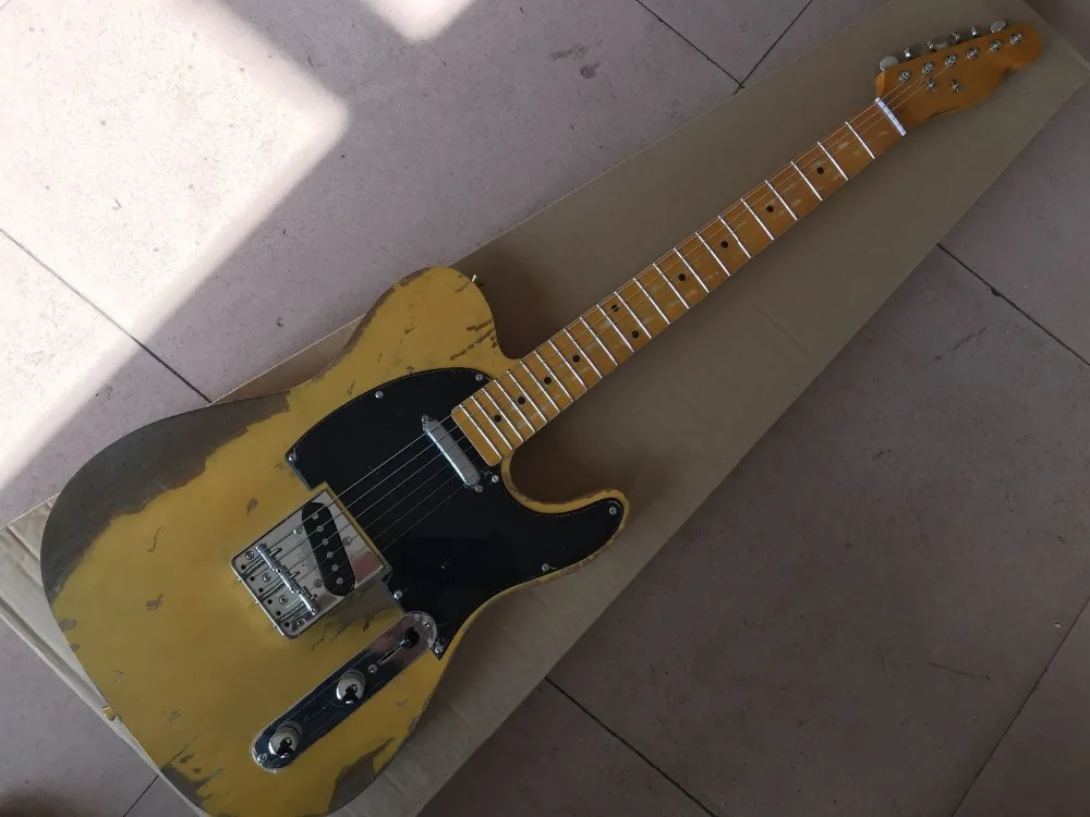 

New 6 Strings Maple fingerboard handwork Electric Guitar,high quality pickups guitarra,Newest high quality